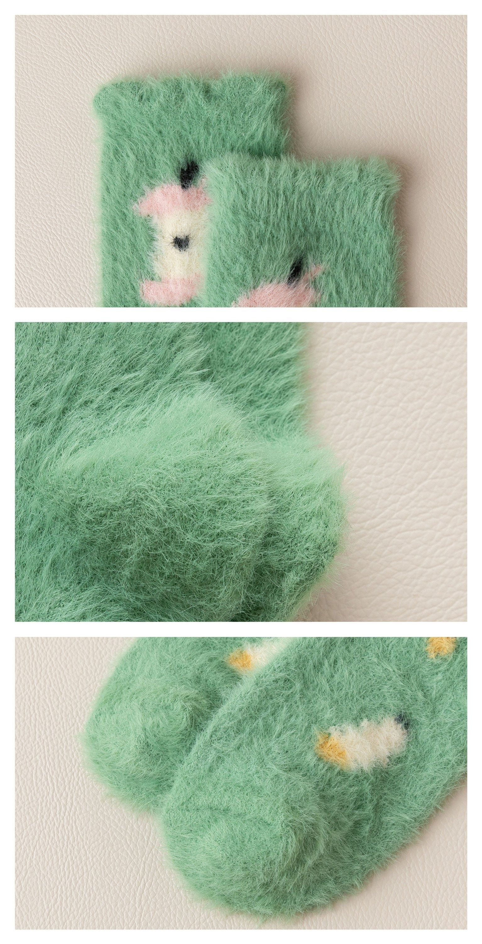 Miss June’s | Women’s | 1 pair | Sleep socks | Cute | Fuzzy | Home wear | Warm | Soft | Gift Idea | Casual | Cozy| Animals| Comfort | Winter