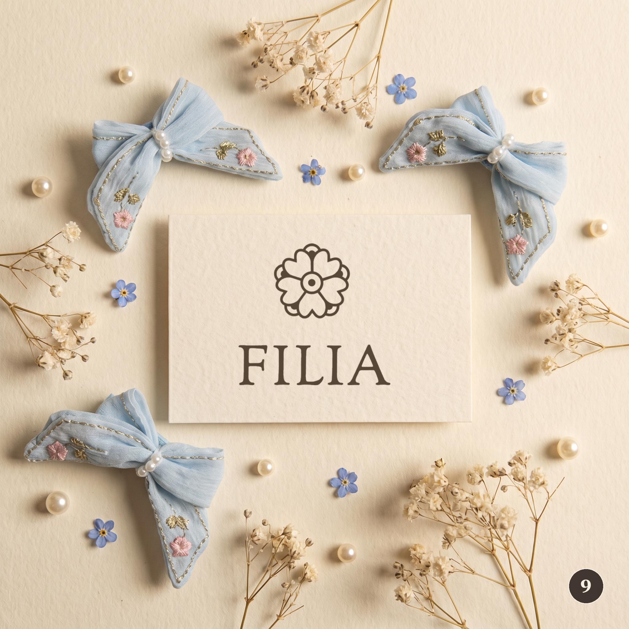9 - Blue Bow