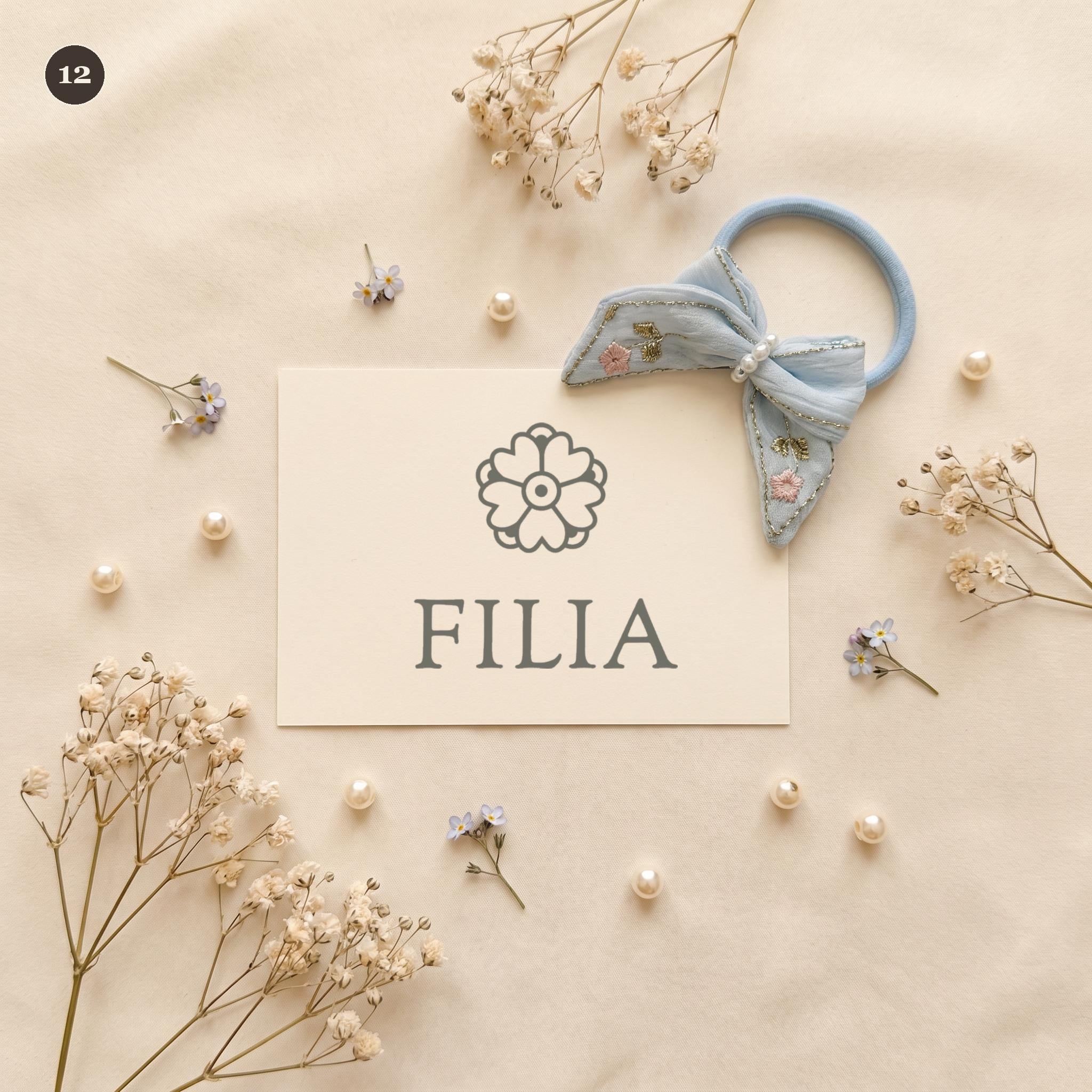 12 - Blue Bow Ring