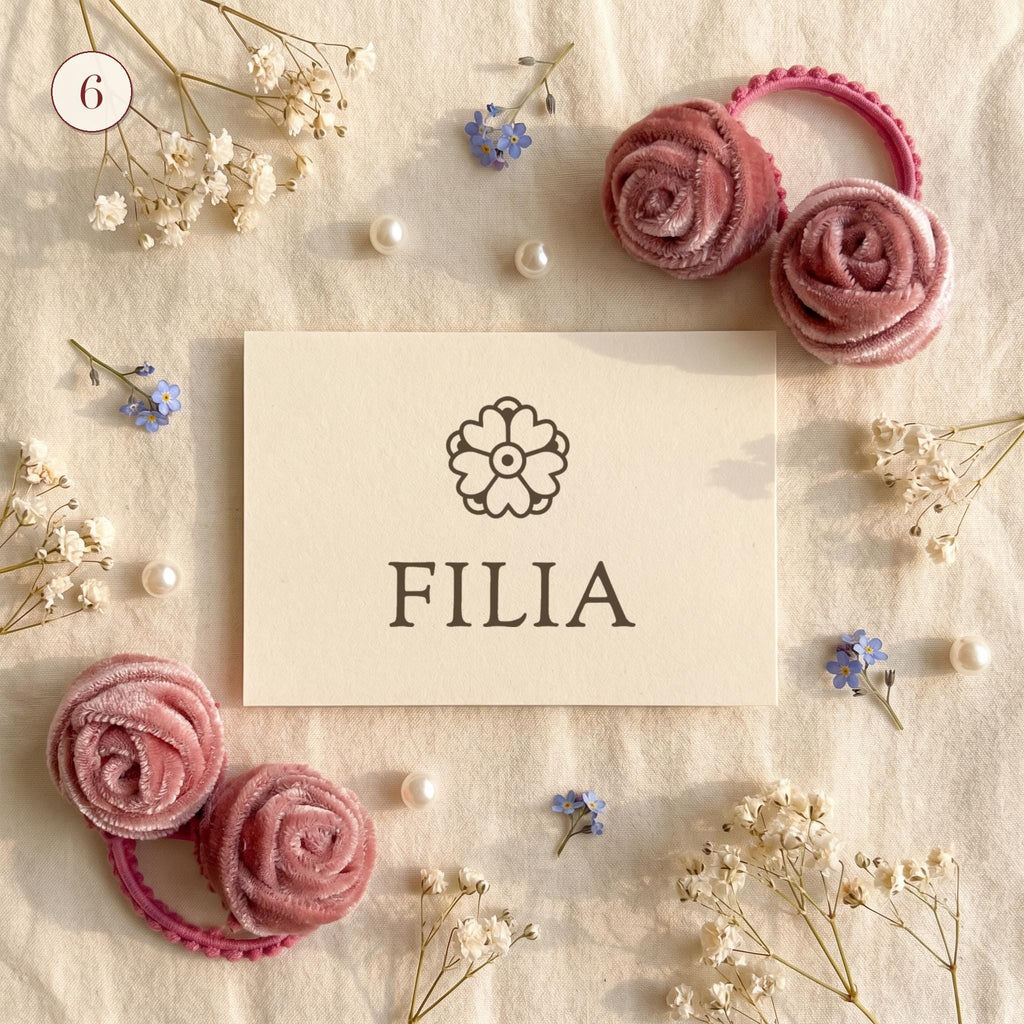 6 Pink Roses