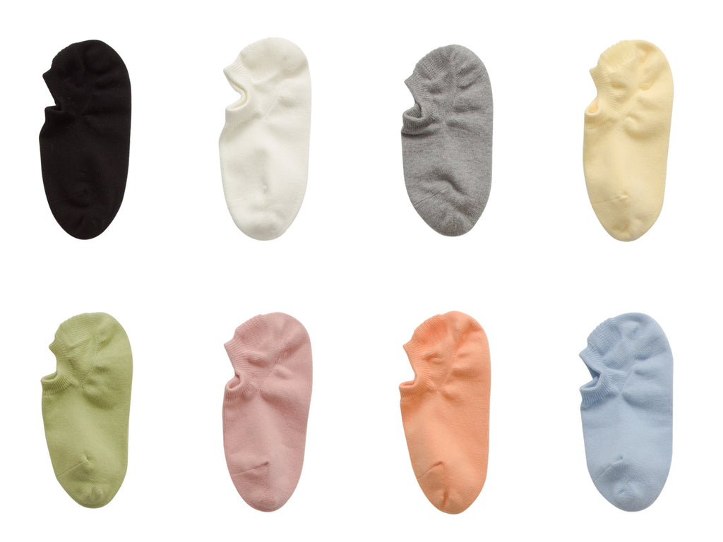 Miss June’s | 1 pair women’s cotton summer socks｜Daily wear | No-show | Spring | Textured | Casual | Gift | Comfortable | sneakers