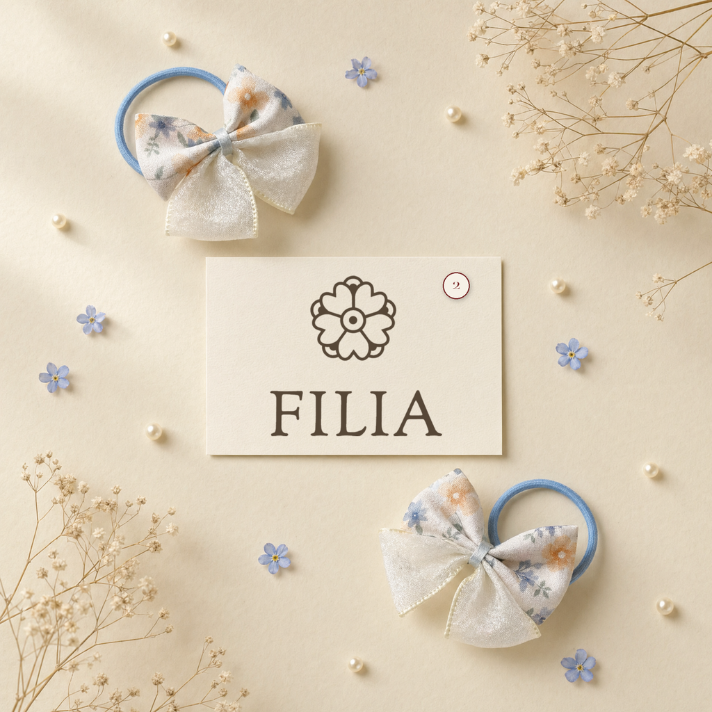 Lace Bow Hair Clip & Hair Tie Collection - variant 2 (labeled v4)