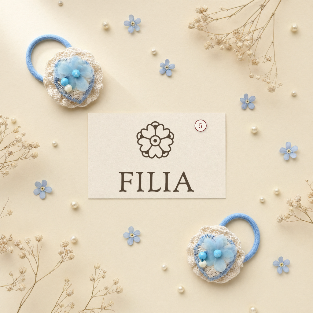 Lace Bow Hair Clip & Hair Tie Collection - variant 5 (labeled v4)