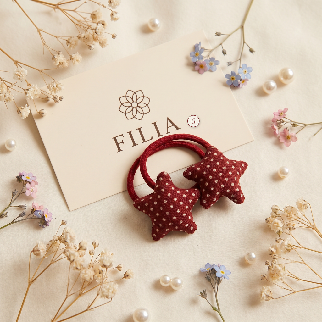 Christmas Holiday Plush Hair Tie Collection - variant 6 (labeled v4)
