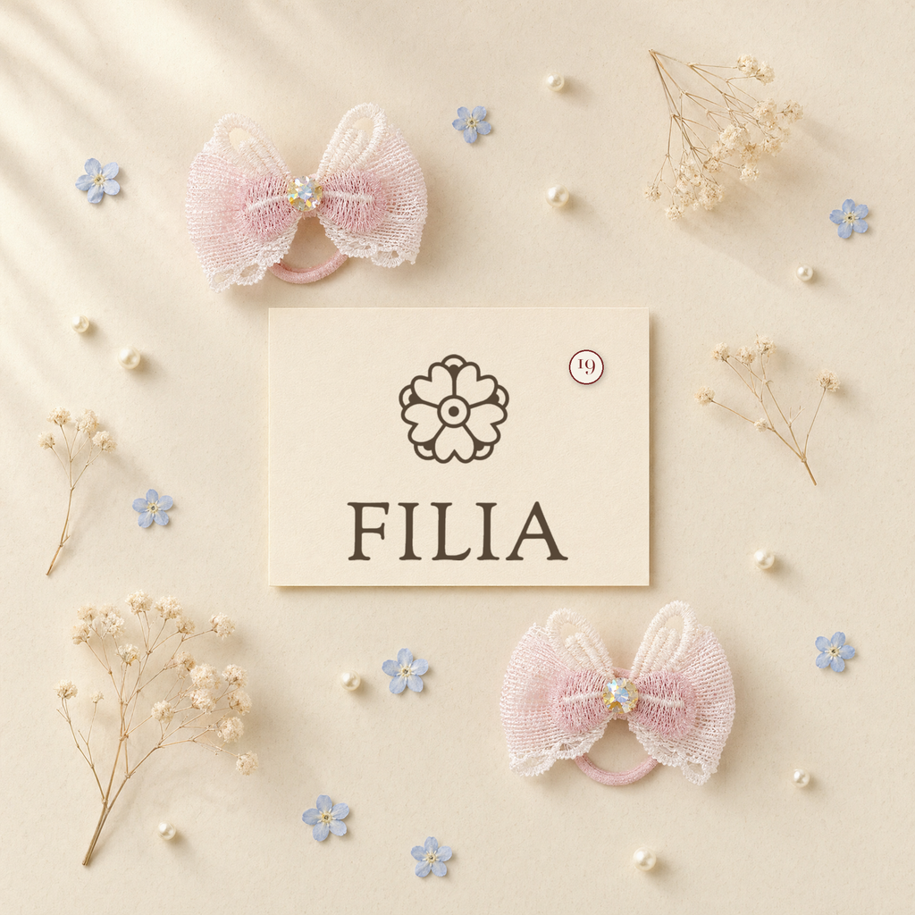 Lace Bow Hair Clip & Hair Tie Collection - variant 19 (labeled v4)