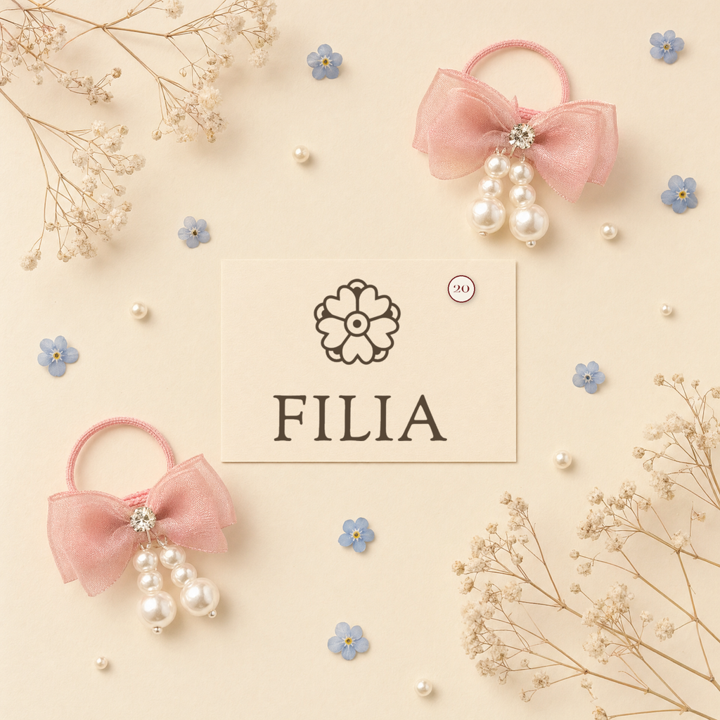 Lace Bow Hair Clip & Hair Tie Collection - variant 20 (labeled v4)