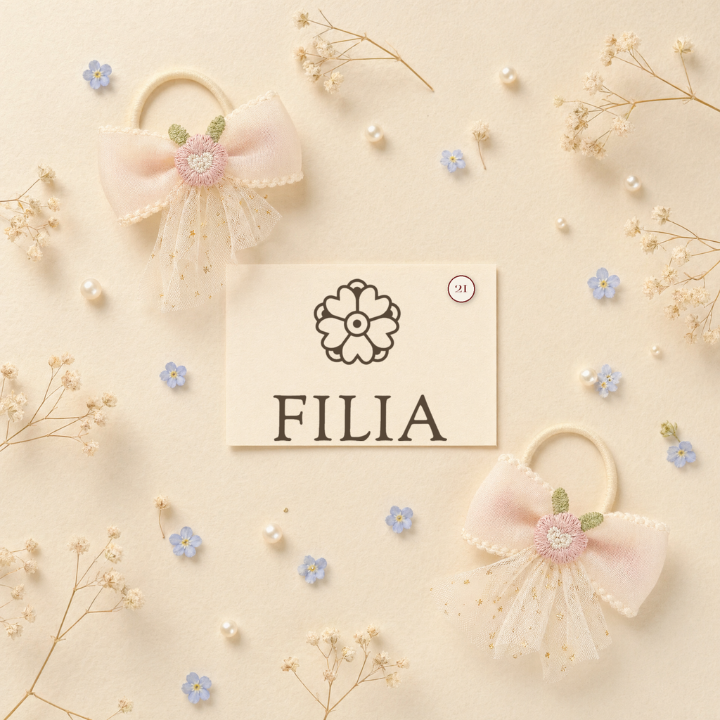 Lace Bow Hair Clip & Hair Tie Collection - variant 21 (labeled v4)