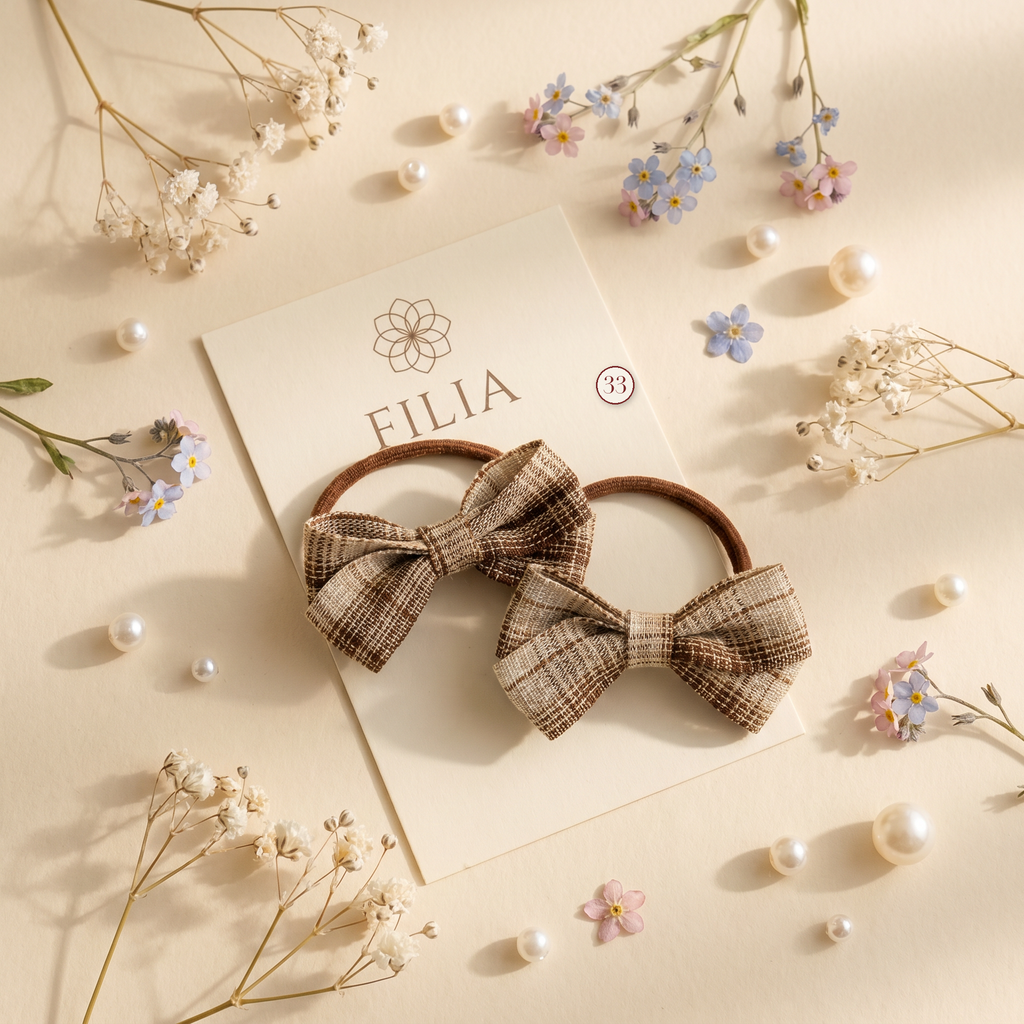 Christmas Holiday Plush Hair Tie Collection - variant 33 (labeled v4)